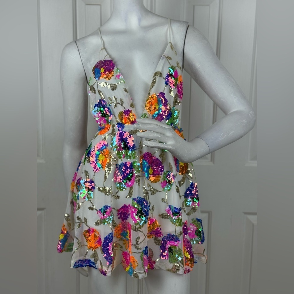 Lucy in the Sky Sequin Embellished Dress. D12